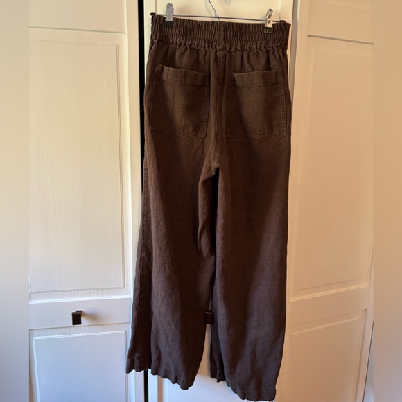 notPerfectLinen Puglia Pants, heavyweight espresso, size M/L - Picture 2 of 7
